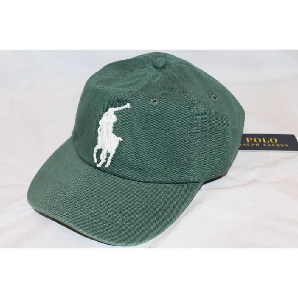 NWT Polo Ralph Lauren Men's Polo Pony Embroided Baseball Cap GREEN